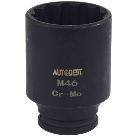 Douille à choc 46 mm - 12 pans 60 mm