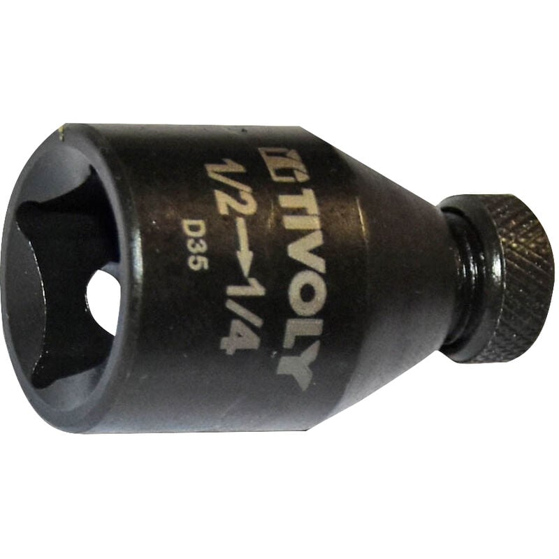 Tivoly - Douille à choc carré F1/2' porte embouts hexa 6,35 mm