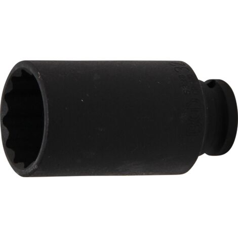 Douille à choc, douze pans, longue  12,5 mm (1/2")  32 mm