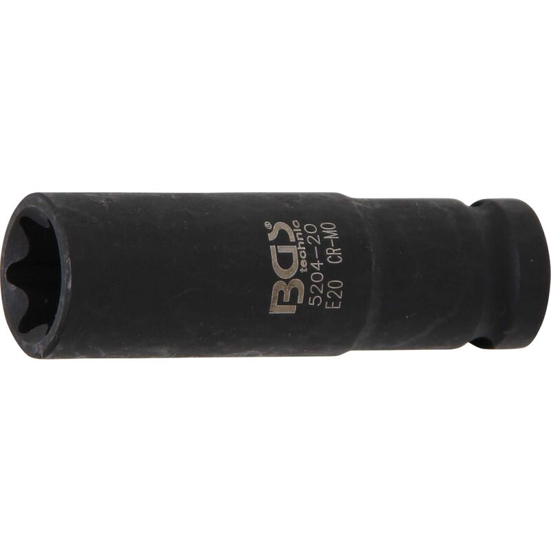 Douille À Choc, Profil E, Profonde 12,5 Mm (1/2'') E20 Mm Bgs 5204-20