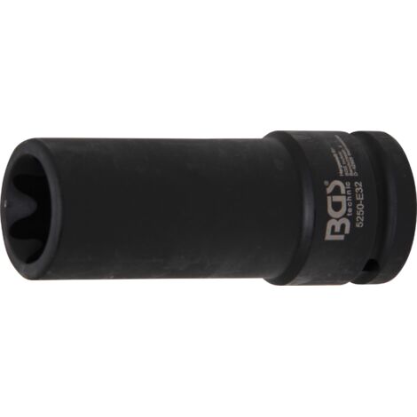 DOUILLE À CHOC, PROFIL E, PROFONDE 20 MM (3/4'') E32 MM BGS 5250-E32