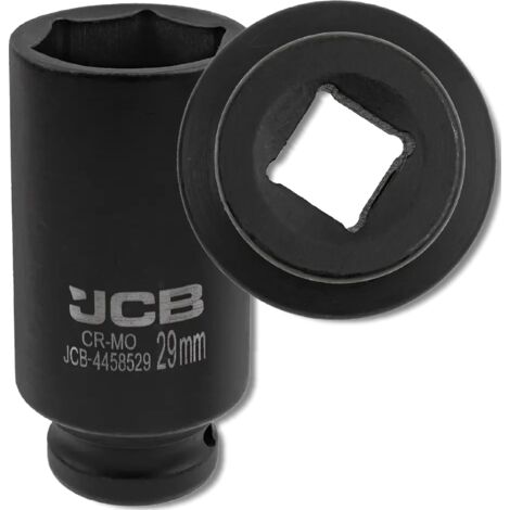 Douille à choc profonde JCB 1/2" Cr-Mo 6 pans 29 mm