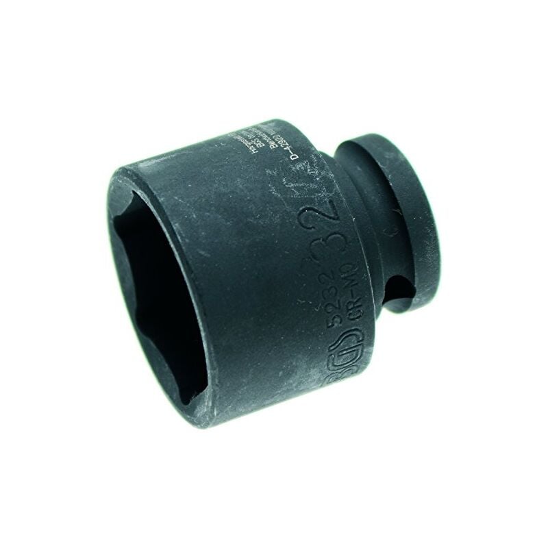 Bgs Technic - douille à choc 32 mm 1/2'' courte hexagonale
