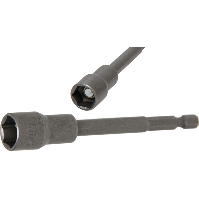 Douille à choc, six pans, extra longue pour perceuses 6,3 mm (1/4'') 13 mm bgs 2769