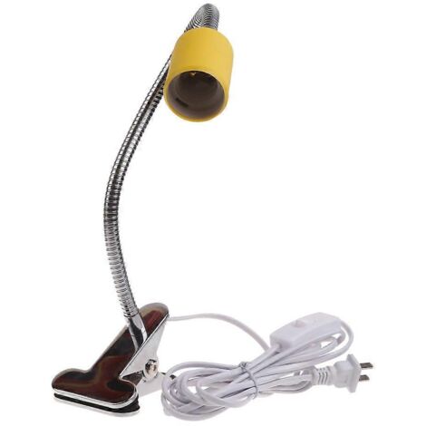 Douille à culot E27 avec interrupteur marche/arrêt pour ampoules E27, supporte jusqu'à 100 W LED.
