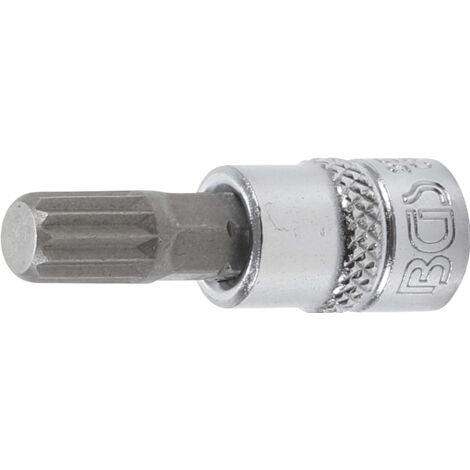 Douille à embout BGS TECHNIC - 6,3 mm - Denture multiple intérieure pour XZN M8 - 2503