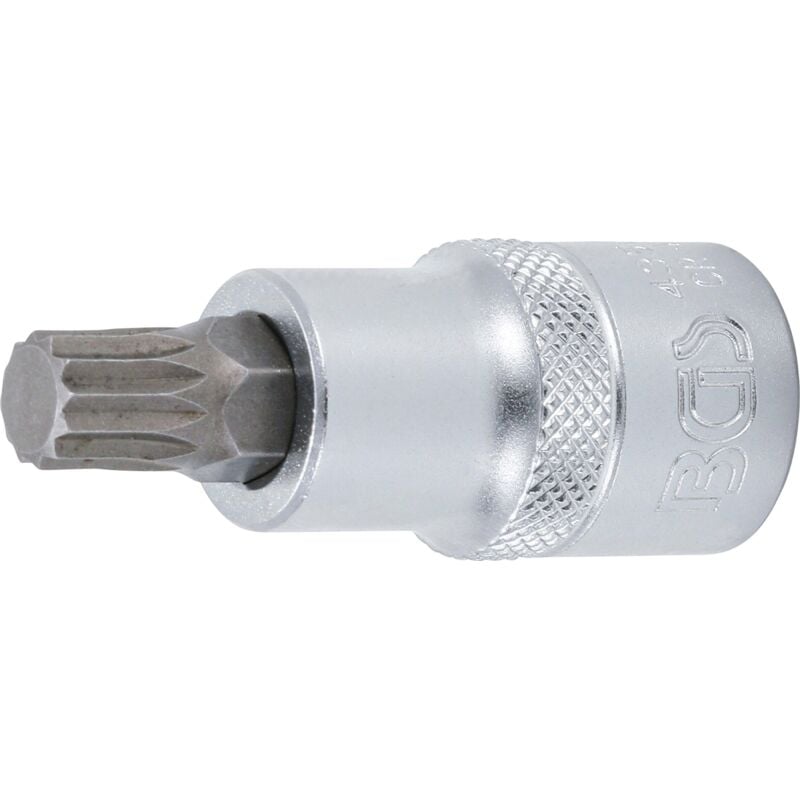 Douille à embouts 12,5 mm (1/2'') denture multiple intérieure (pour xzn) M10 bgs 4353