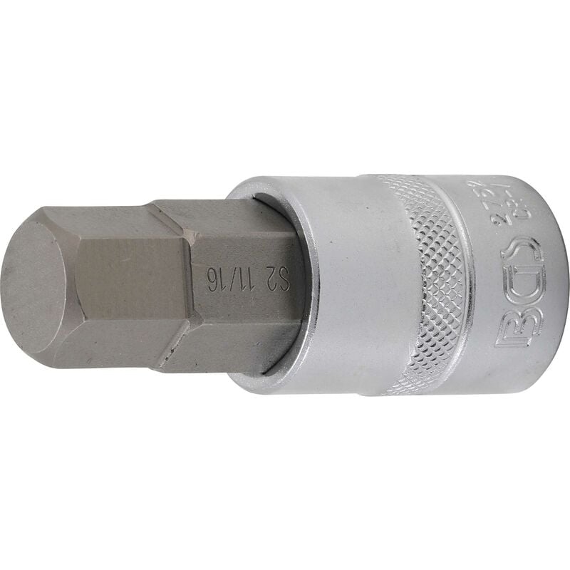 Douille à embouts 12,5 mm (1/2'') hexagone femelle 11/16'' bgs 2752