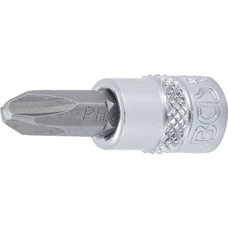 Douille à embouts 6,3 mm (1/4") cruciforme PH3 BGS