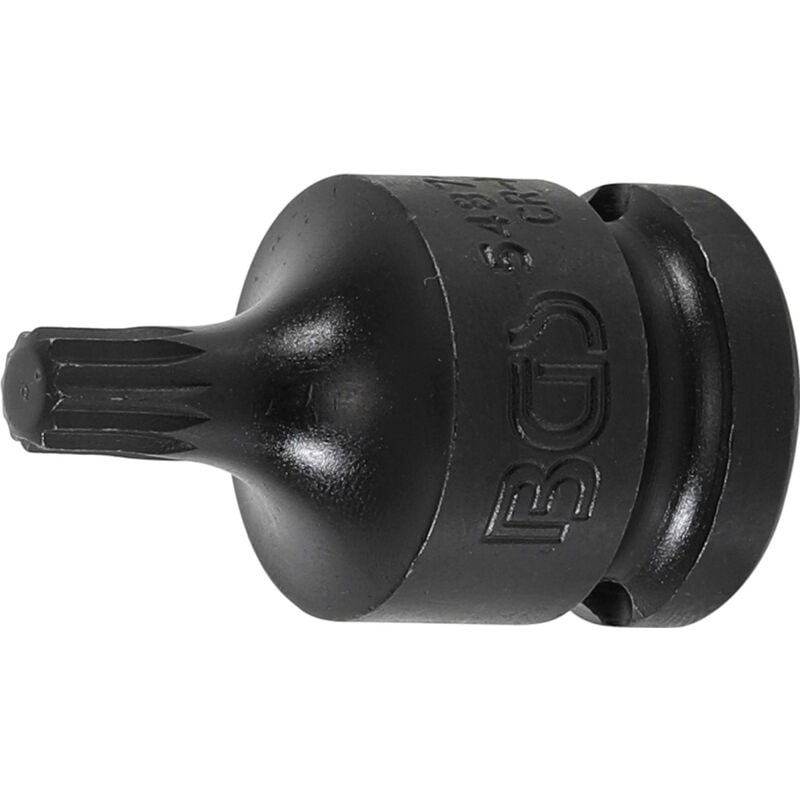 Douille à embouts à choc 12,5MM (1/2'') denture multiple intérieure (pour xzn) M8 bgs 5487-M8