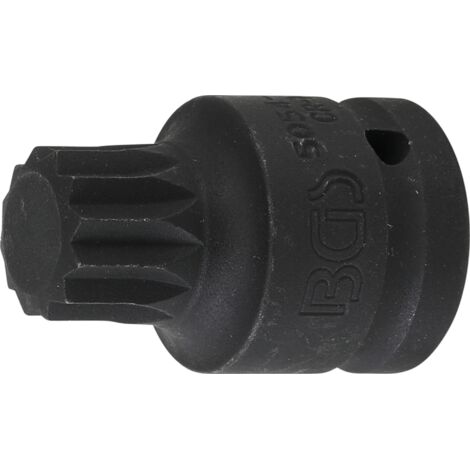 Douille à embouts à choc 20 mm (3/4") denture multiple intérieure (pour XZN) M24 BGS