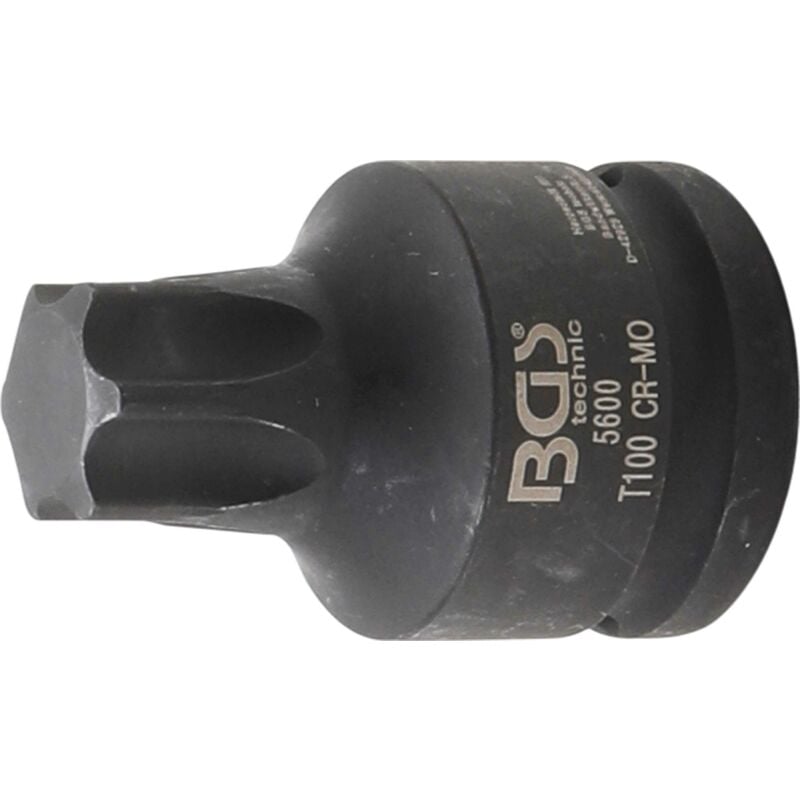 Douille à embouts de puissance 20MM (3/4'') profil t (pour torx) T100 bgs 5600