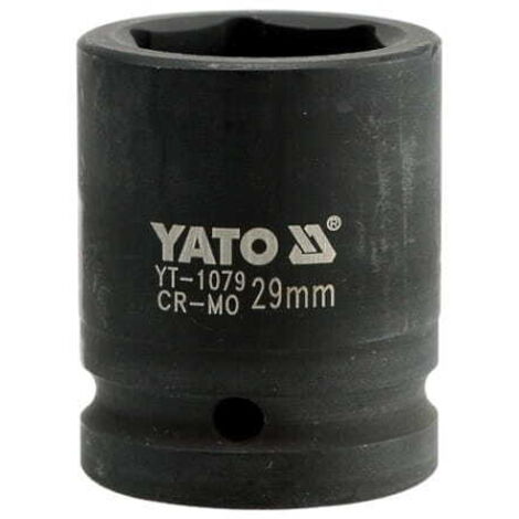 DOUILLE À IMPACT HEXAGONALE YATO 3/4"" COURTE 29 mm