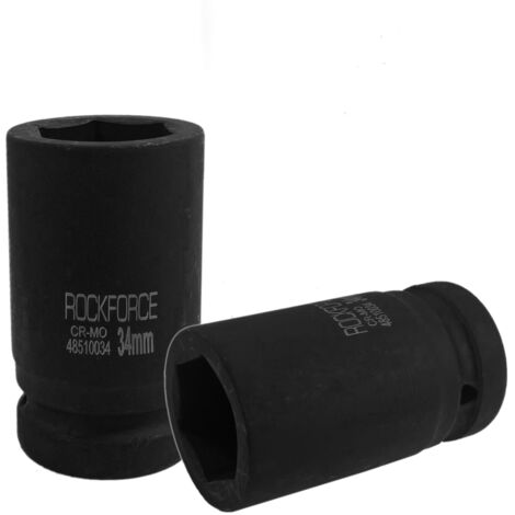 DOUILLE À IMPACT PROFONDE 1"" 34 mm 6 pans