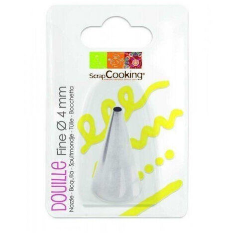Douille à pâtisserie en inox - Fine Ø 4mm