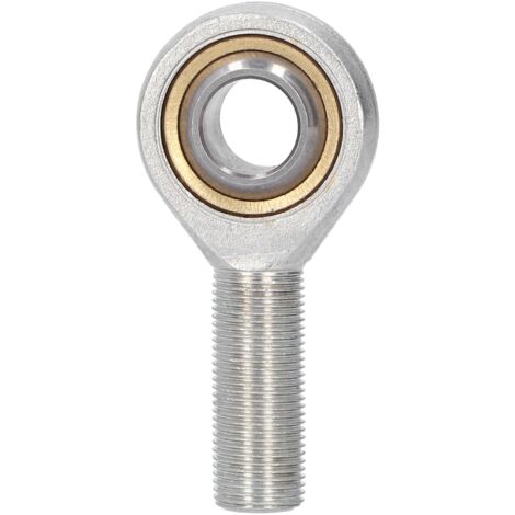 Douille à rotule filetée mâle gauche, assemblage autolubrifiant SAL18T/K pour tige
