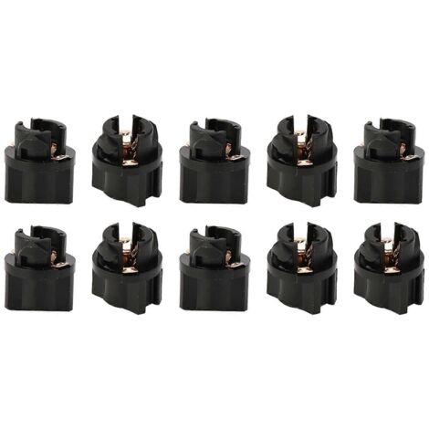 Douille à torsion T5 pour ampoule, 10 pièces