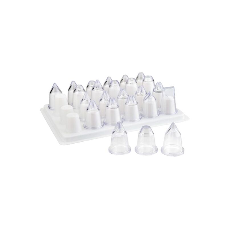Douille acrylique LOT/24 assorties - Lacor
