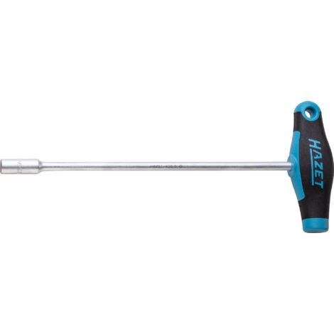 Douille ∙ avec manche en T 428-8 ∙ Profil à 6 pans extérieurs ∙ Taille 8 mm