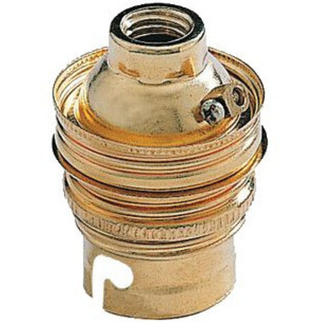 Douille B22 laiton double bague M11 L EBENOID 43111
