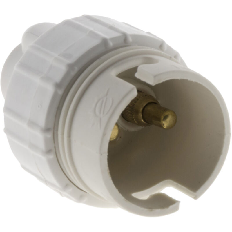 Douille &agrave; ba&iuml;onnette B22 - 100W - blanc