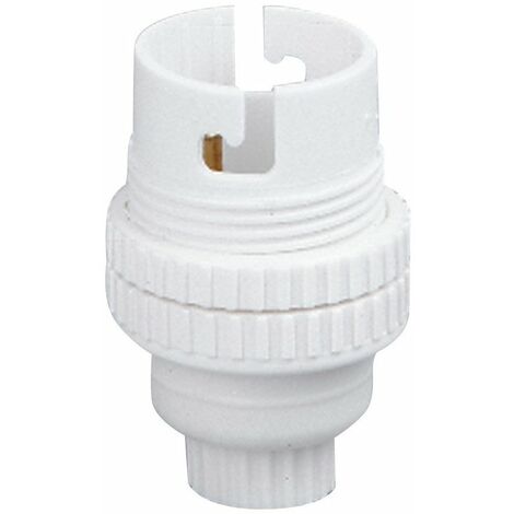 Douille B22 simple bague passage de fil nylon - Lébénoïd
