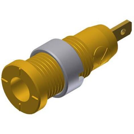 Douille banane Ø de la broche: 2 mm SKS Hirschmann MSEB 2610 F 2,8 Au 975455703 jaune 1 pc(s) D22731