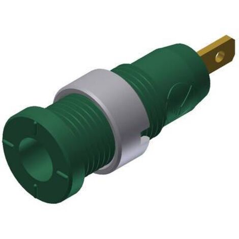Douille banane Ø de la broche: 2 mm SKS Hirschmann MSEB 2610 F 2,8 Au 975455704 vert 1 pc(s) D22786