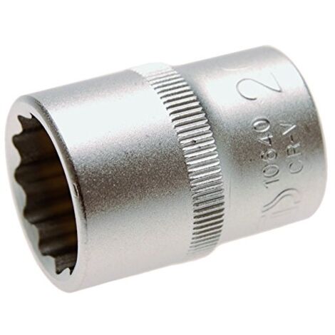 Douille bgs acier chrome vanadium 12 pans 12 5 mm