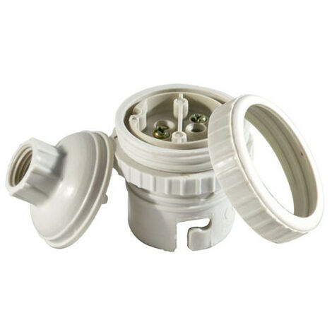 DOUILLE BLANCHE B22 + BAGUE