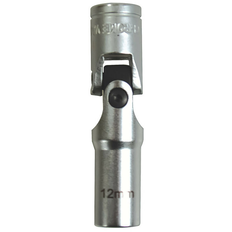 Douille bougie cardan 12 mm - carré 3/8 - 6 pans chrome vanadium Autobest