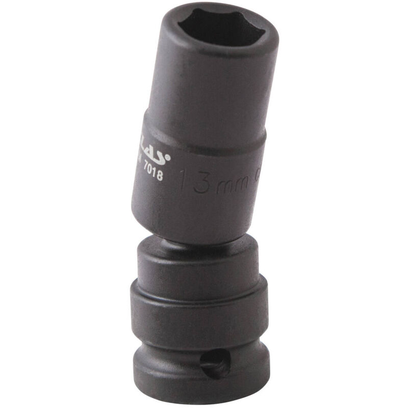 Douille cardan choc héxagonale 13mm L.69mm 1/2' Cr-Mo - sa 0491 Clas Equipements