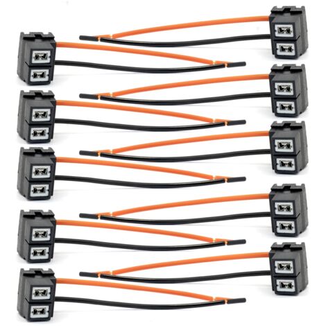 Douille céramique H4 cube pour éclairage 12V/24V x 10