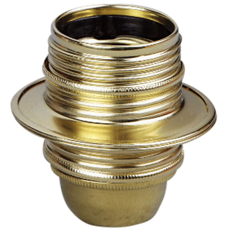 Legrand - Douille E27 acier laitonné+bague s/c