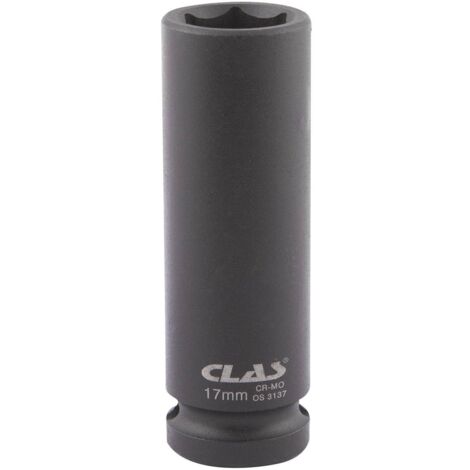 Douille choc 6 pans longue 16mm 1/2" Cr-Mo - OS 3136 - CLAS Equipements