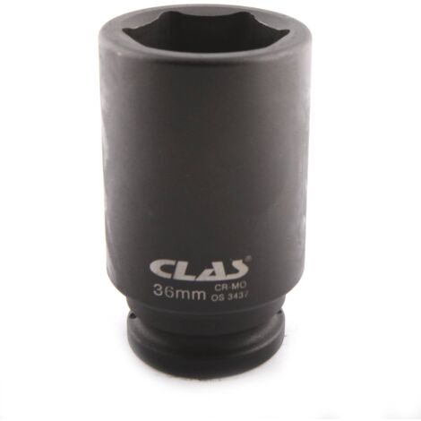 Douille choc 6 pans longue 36mm 3/4" Cr-Mo - OS 3437 - CLAS Equipements