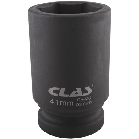 Douille choc 6 pans longue 41mm 1" DIN ISO 3129 Cr-Mo - OS 3537 - CLAS Equipements