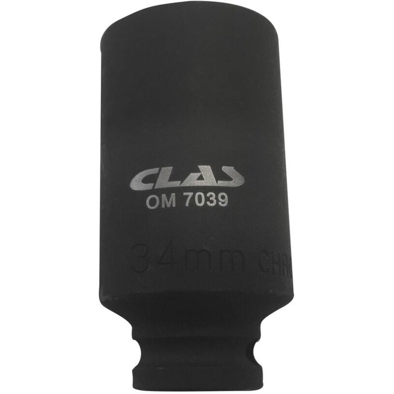 Douille à choc écrou moyeu vag 12 pans 30mm 1/2' L.85mm Cr-Mo - sa 7039 Clas Equipements