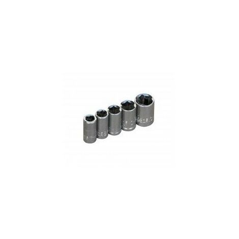 l.37 mm KS Tools 922.1490 Douille tournevis ultimate fente 1//4 Chrome satin/é 7 mm