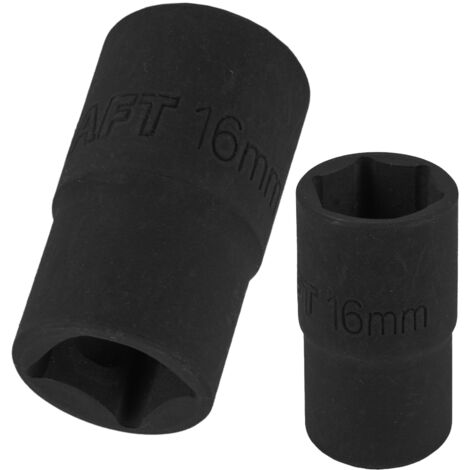 Douille courte 6 pans de 16 mm (1/2")