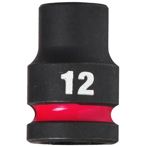 Douille courte shockwave 1/2 hex 12mm Milwaukee