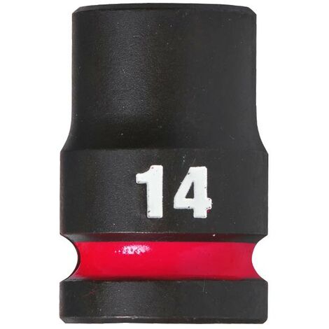 Douille courte shockwave 1/2 hex 14mm Milwaukee