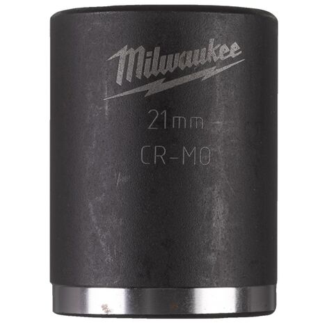 Douille courte shockwave 1/2 hex 21mm Milwaukee