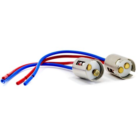 Douille cube céramique P21/5W / 1157 pour éclairage 12V / 24V