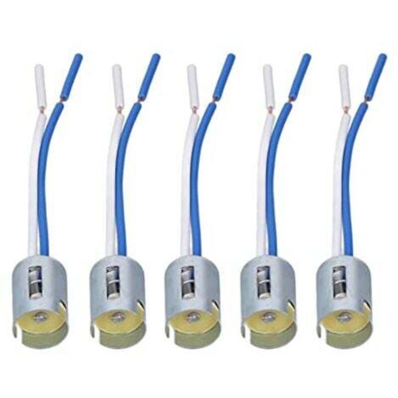 Kcvv - Douille d'ampoule 1156, Douille d'ampoule 1156 en Métal, Caoutchouc, 10 Pièces, Douilles d'ampoule 1156, Support de Clignotant Led avec