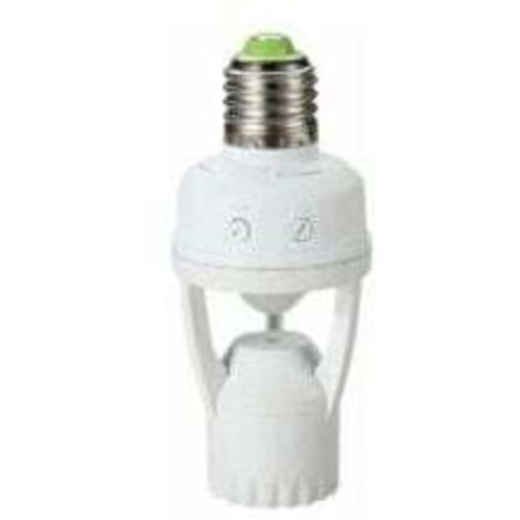 Douille d'ampoule avec détecteur de mouvement détection de sécurité E27 60W Motion Sensor