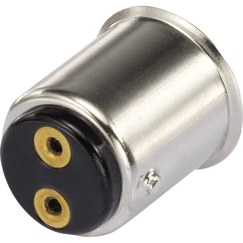 Tru Components - 1243988 Support d'ampoule Culot (mini-lampes): BA15d Connexion: cosses à souder 1 pc(s) S453451