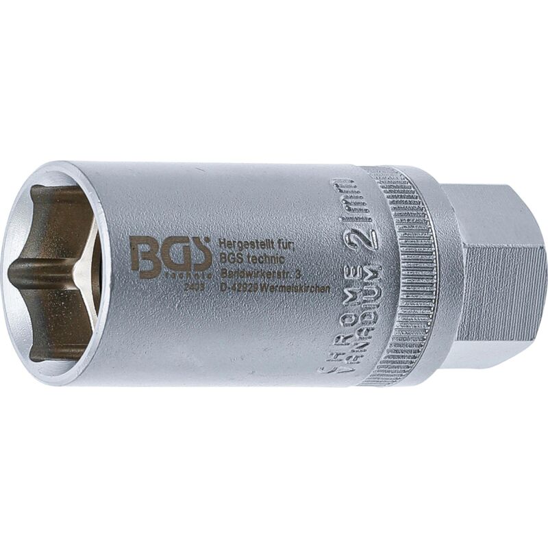 Douille de bougie six pans 12,5 mm (1/2'') 21 mm bgs 2403