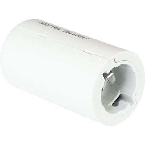 Douille de chantier B22 blanc. (étiquette unitaire)- Eur'ohm