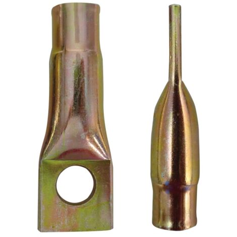 Douille de fixation à œil bout plat 1T2 M20 long 100 mm électrozinguée